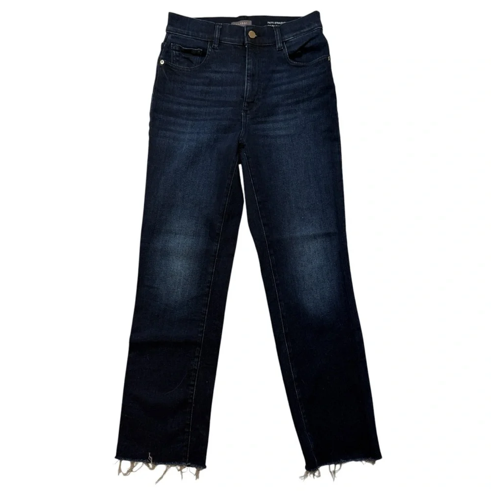DL1961 Womens Patti Straight High Rise Vintage Ankle Jeans Sz 26 Like New - Picture 1 of 10